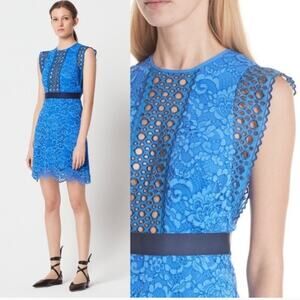 Sandro Handi Eyelet Dress